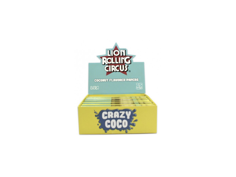 Lion Rolling Circus Caja papel Sabor coco